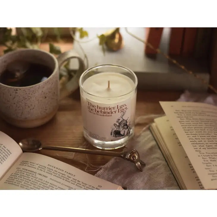 White Rabbit Alice in Wonderland Candle Gift