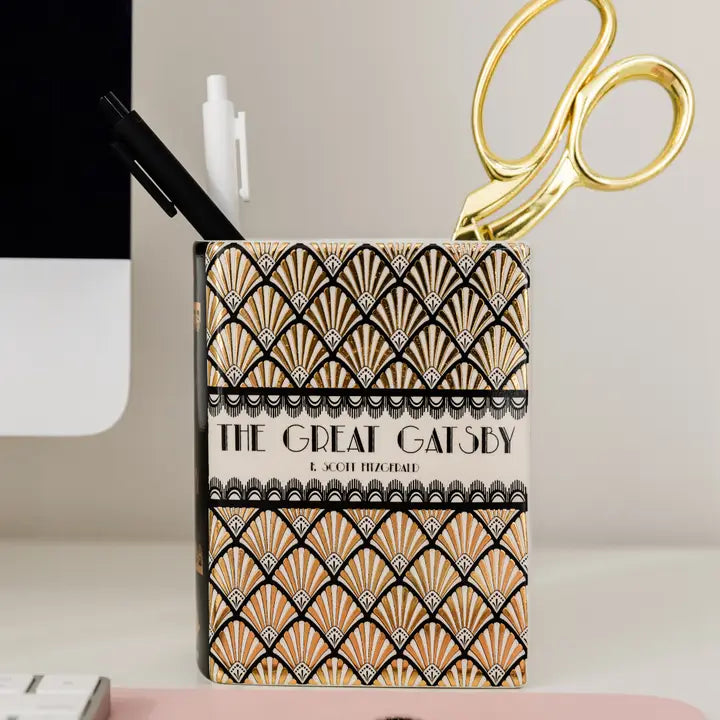 Small Book Vase, Great Gatsby