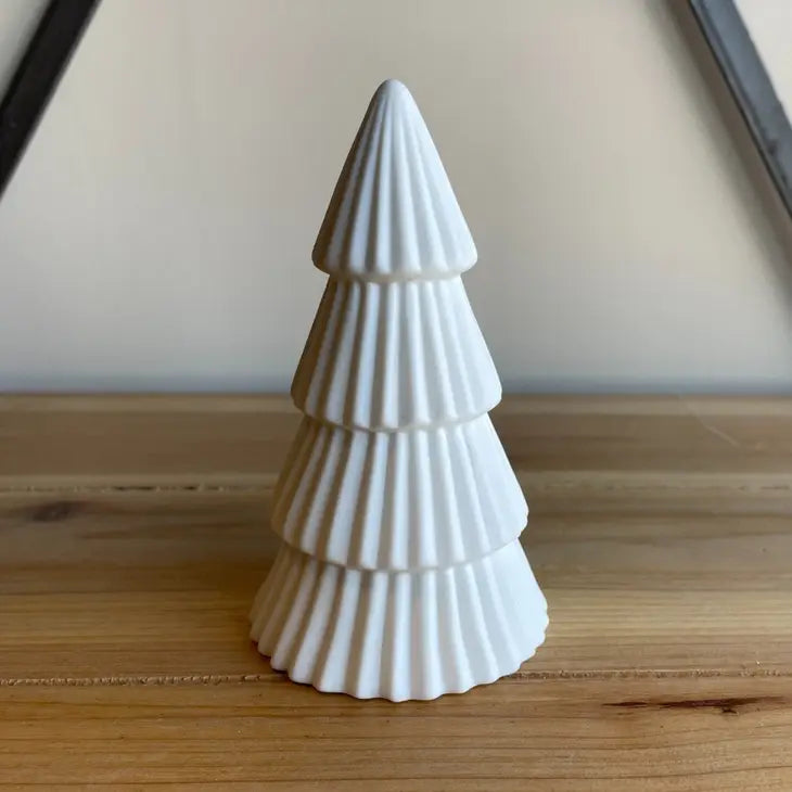 Led Ceramic White Tree - 20.5 Cm