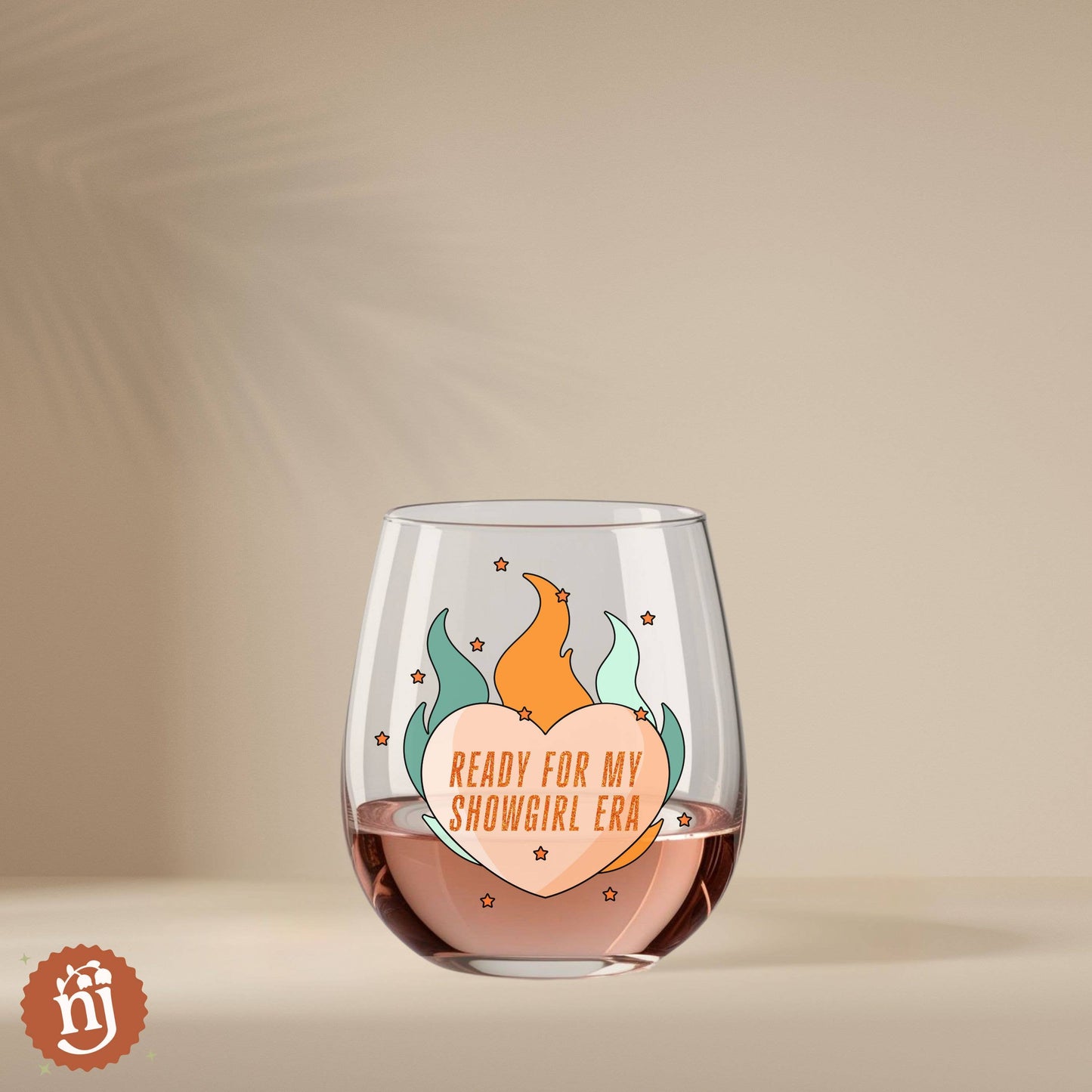 Taylor Swift TS12 Ready for My Showgirl Era Wine Glass - " Choices