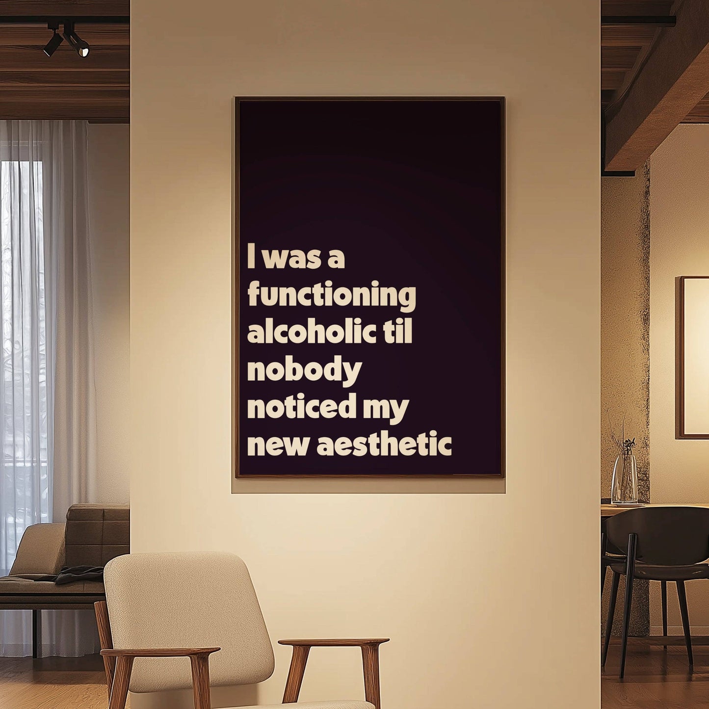 Functioning alcoholic - TTPD - A3 Print