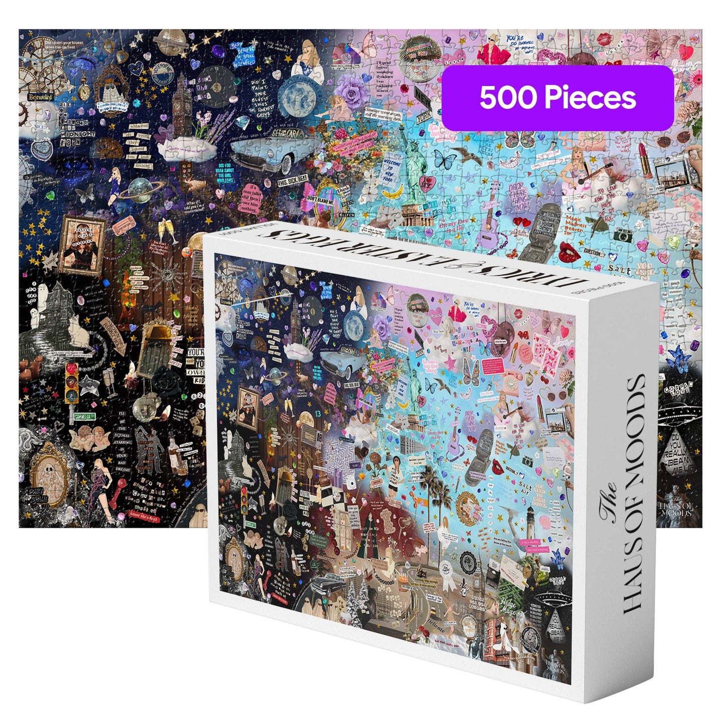 1,000 Piece Taylor Swift The Eras Tour Lyrics & Easter Eggs Puzzle ©v
