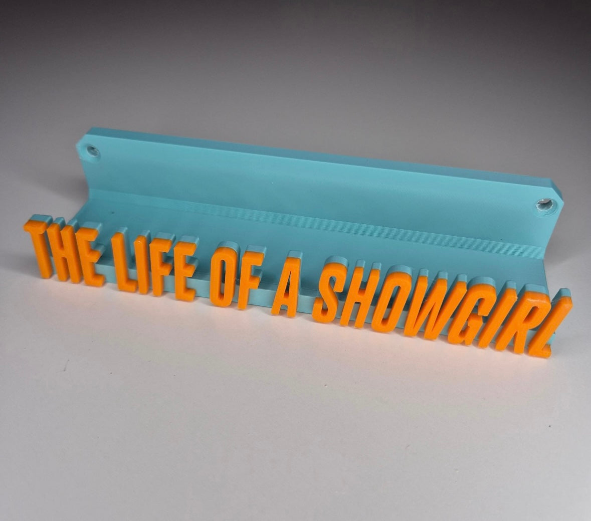 Life of A Showgirl Vinyl Record Or CD Holder Shelf