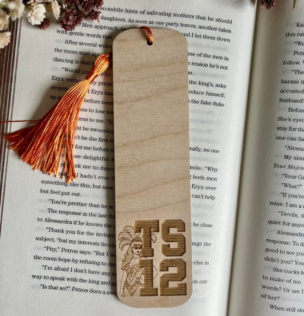 TS12 Inspired Wooden Bookmarks