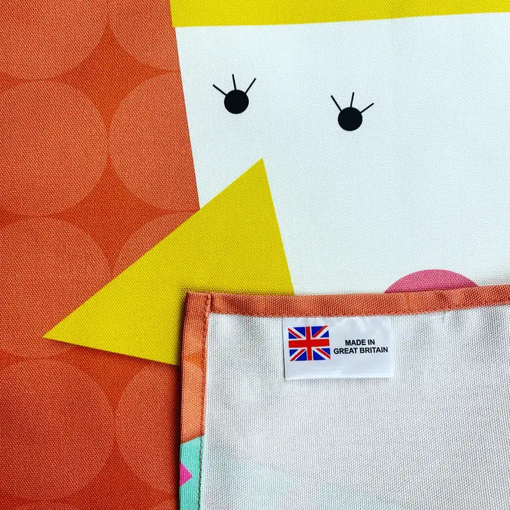 Chicken with Crown and Jumper Tea Towel