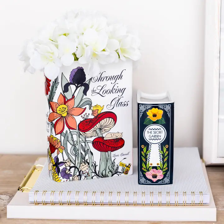 Book Vase, Through the Looking Glass