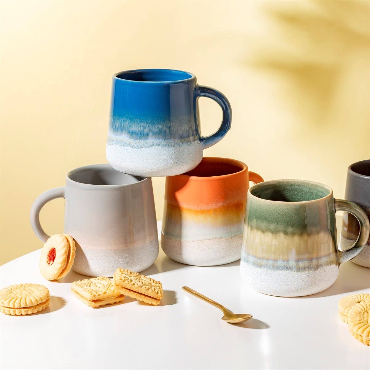 Mojave Glazed Blue Mug