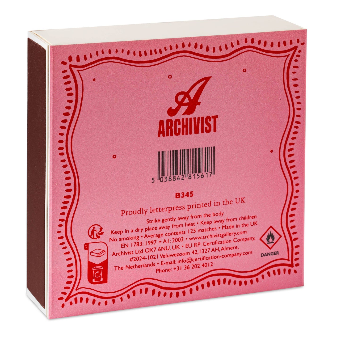 Archivist Gallery Merry & Bright - Square - Christmas Safety Matches🎄