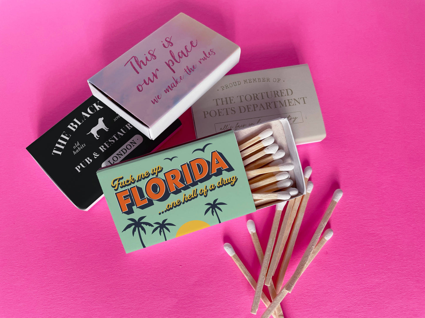 Florida...One Hell of a Drug Taylor Swift Matchbook