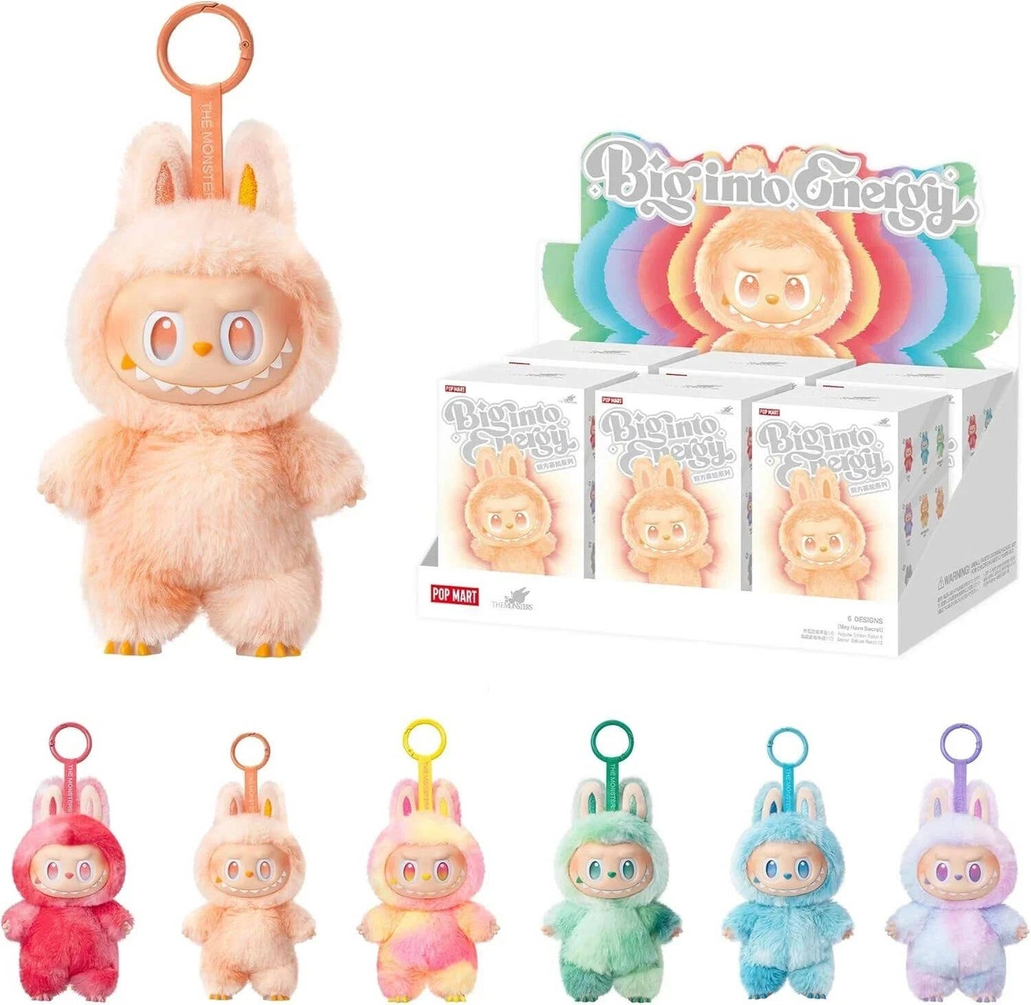 Labubu The Monsters Big Into Energy Series Dolls - 1 Boxed Blind Bag