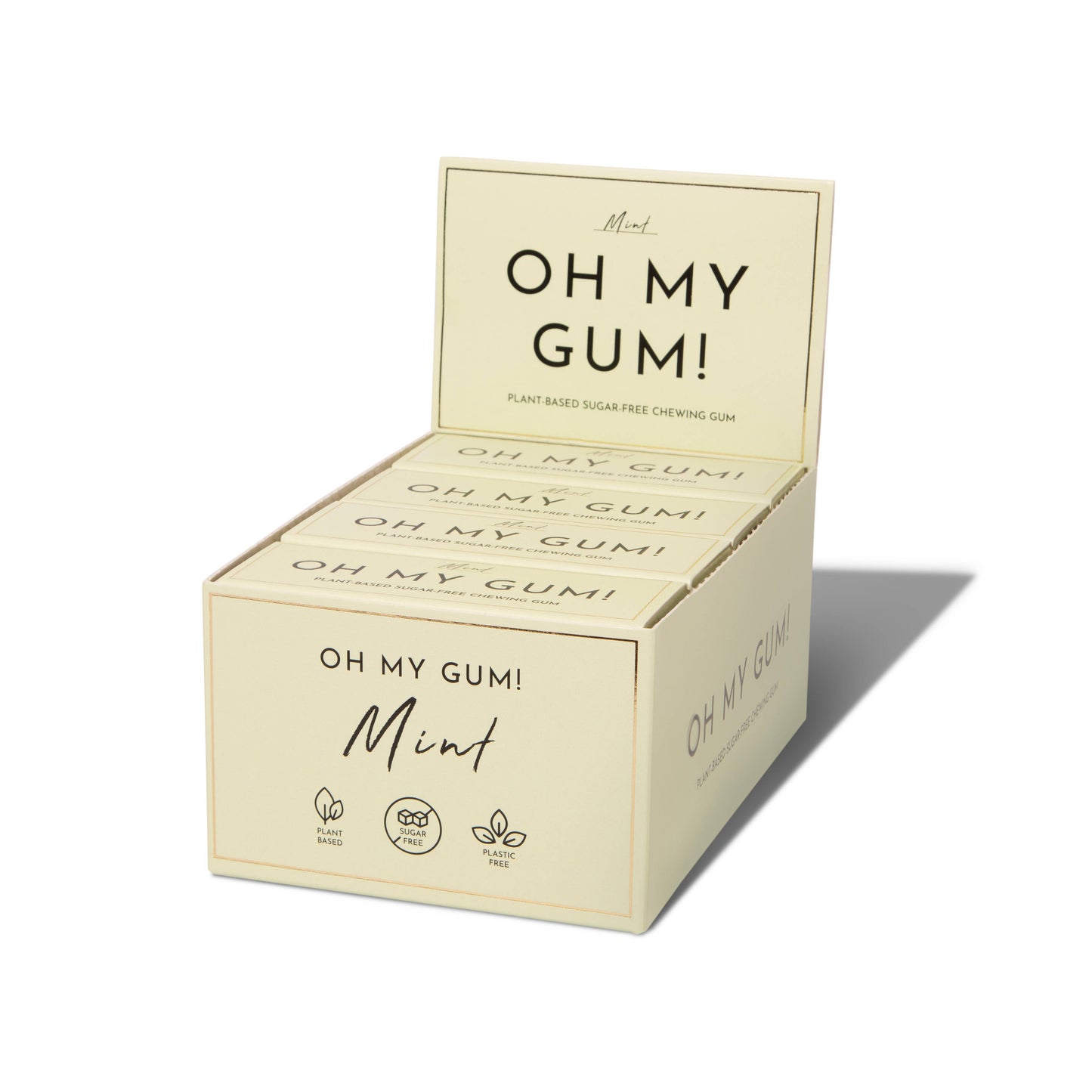OH MY GUM! - MINT CHEWING GUM - PLANT-BASED SUGAR-FREE
