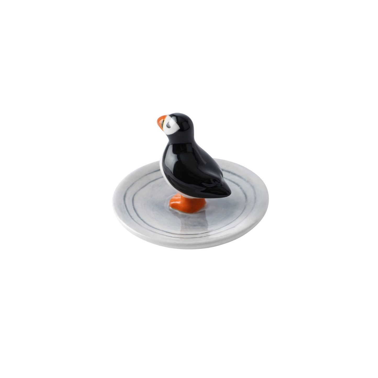 Coastal Living Puffin Ring Dish In Gift Box