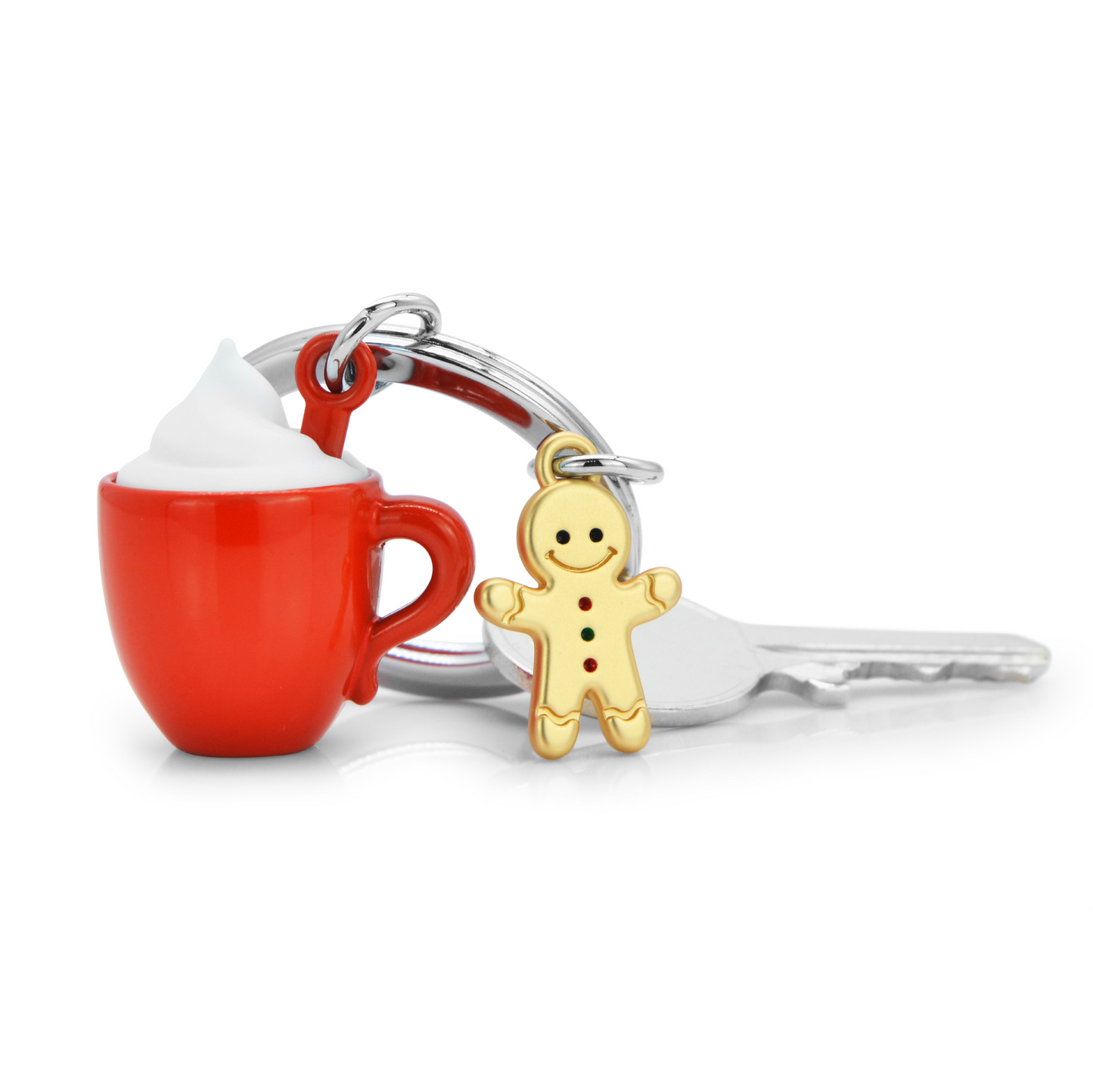 Metalmorphose Cosy Mug With Gingerbread Man Keyring