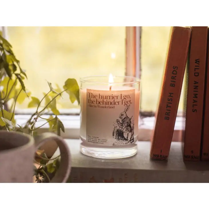 White Rabbit Alice in Wonderland Candle Gift