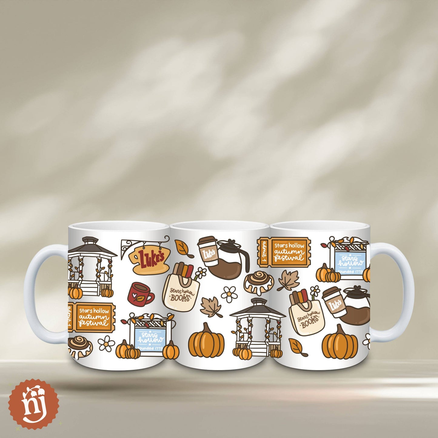 Gilmore Girls Autumn in Stars Hollow Ceramic Mug - 15oz
