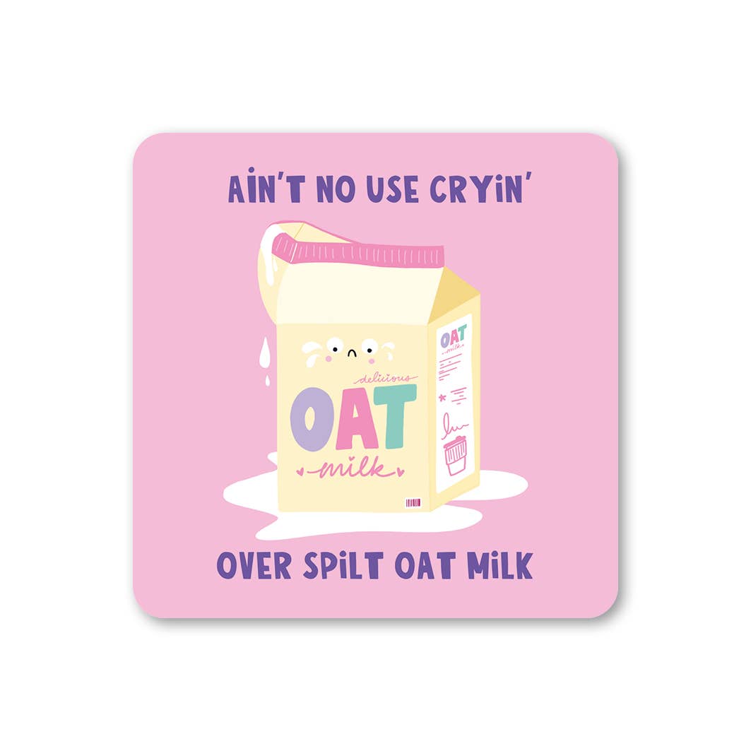 Spilt Oat Milk Coaster