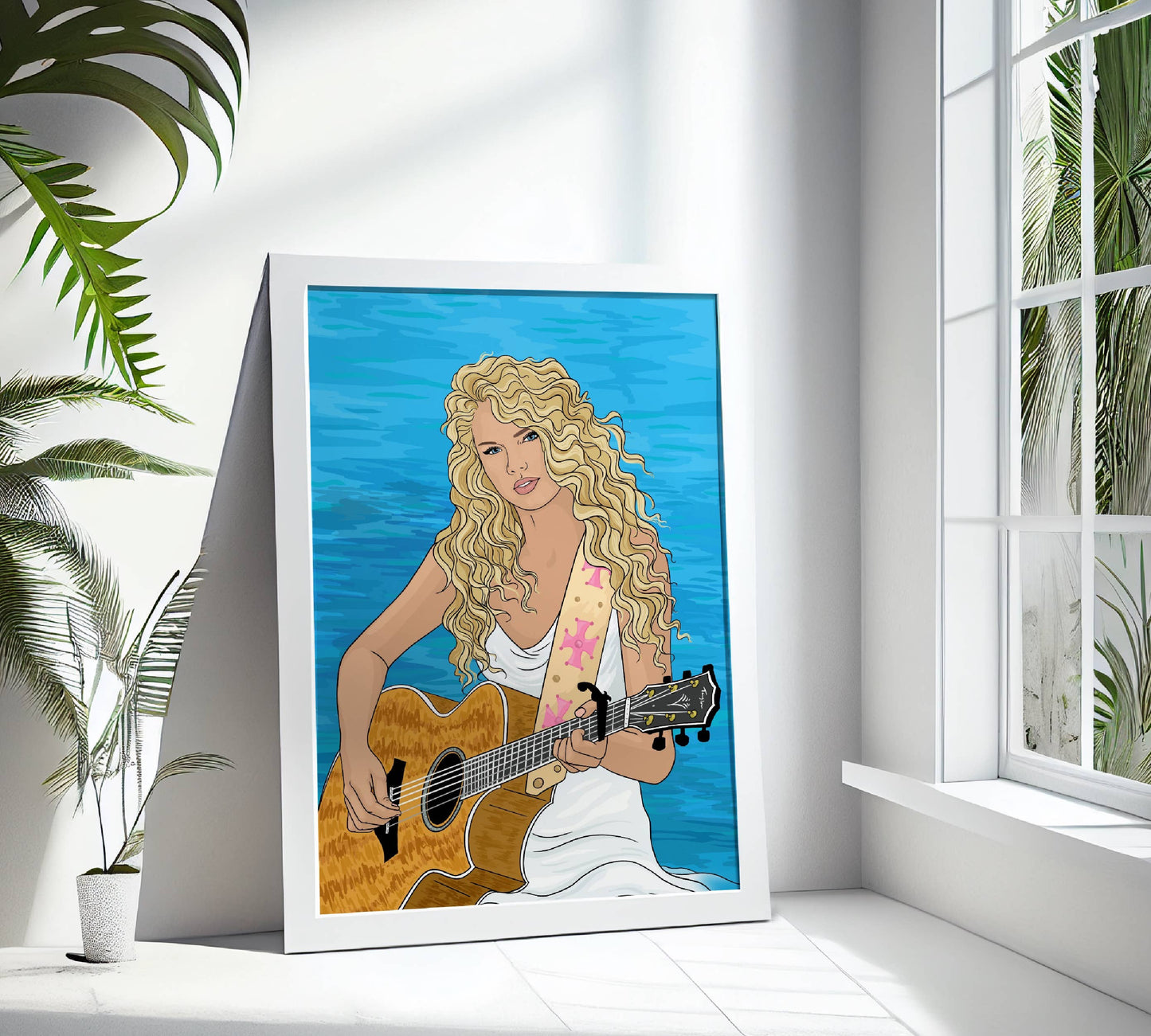Taylor Swift Debut Illustrated Art A3 Print