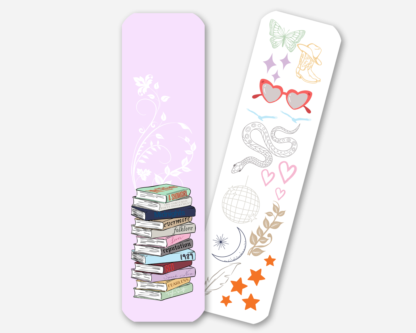 Taylor Swift Albums Book Stack Bookmark - Includes SHOWGIRL