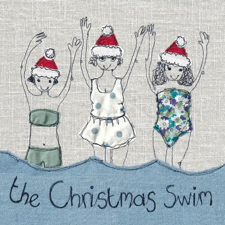 Poppy Treffry - Pack of 5 Cards - Christmas Swim
