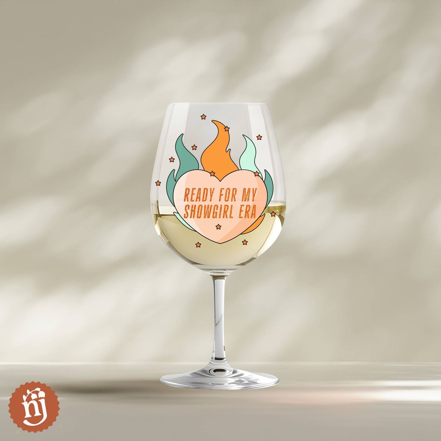 Taylor Swift TS12 Ready for My Showgirl Era Wine Glass - " Choices