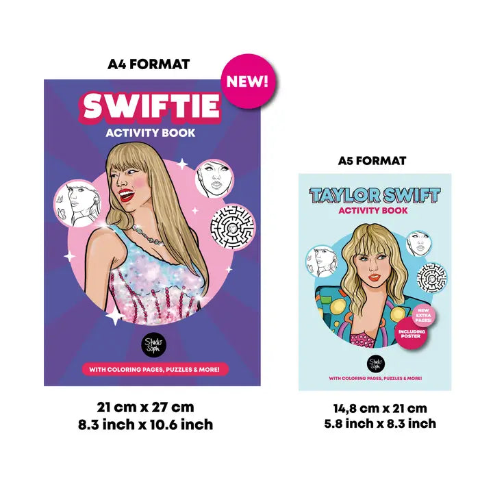 NEW - Taylor Swift - A4 Activity Book