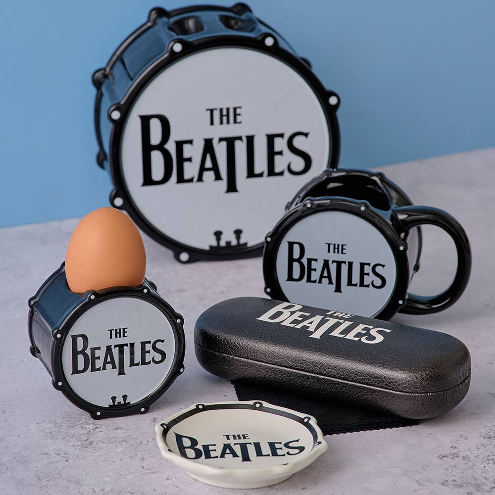 Ceramic Egg Cups The Beatles Drum Sargent Pepper Logo