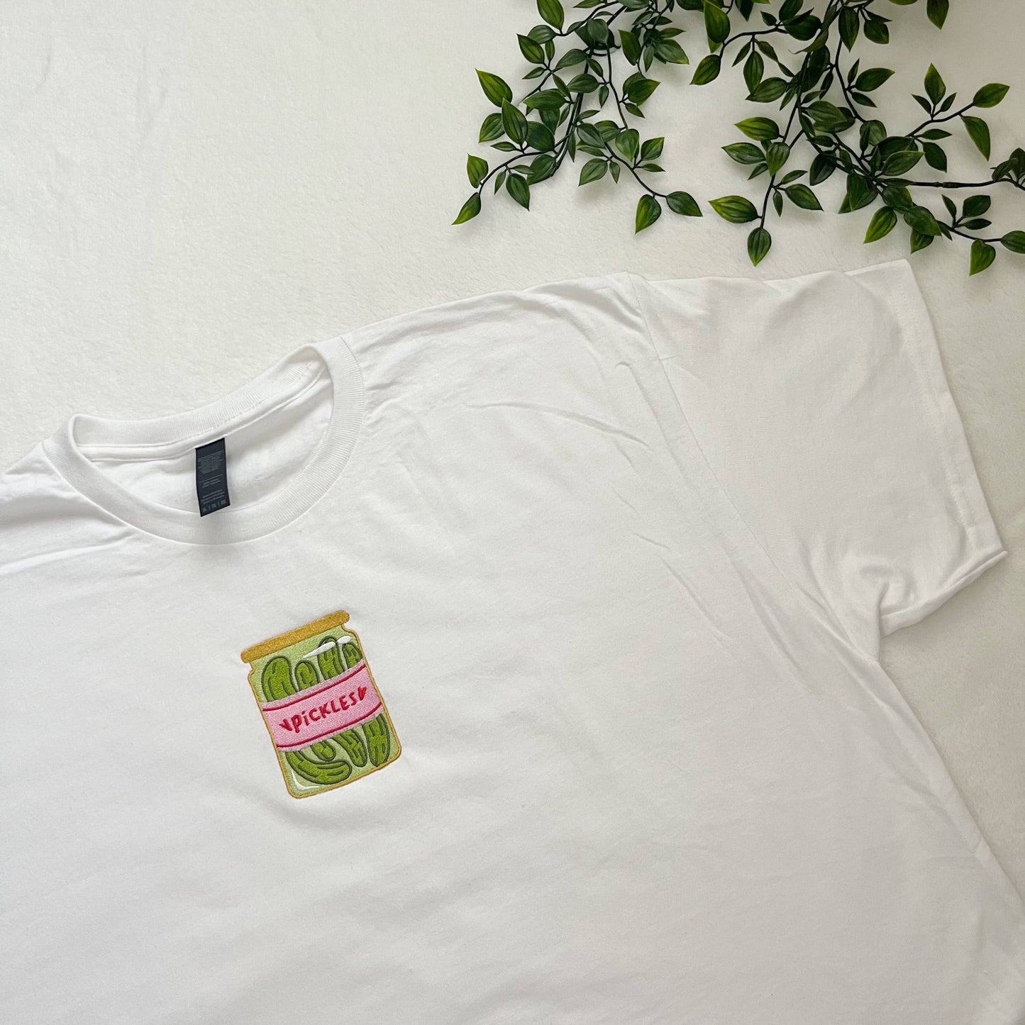 Pickles Embroidered T-Shirt