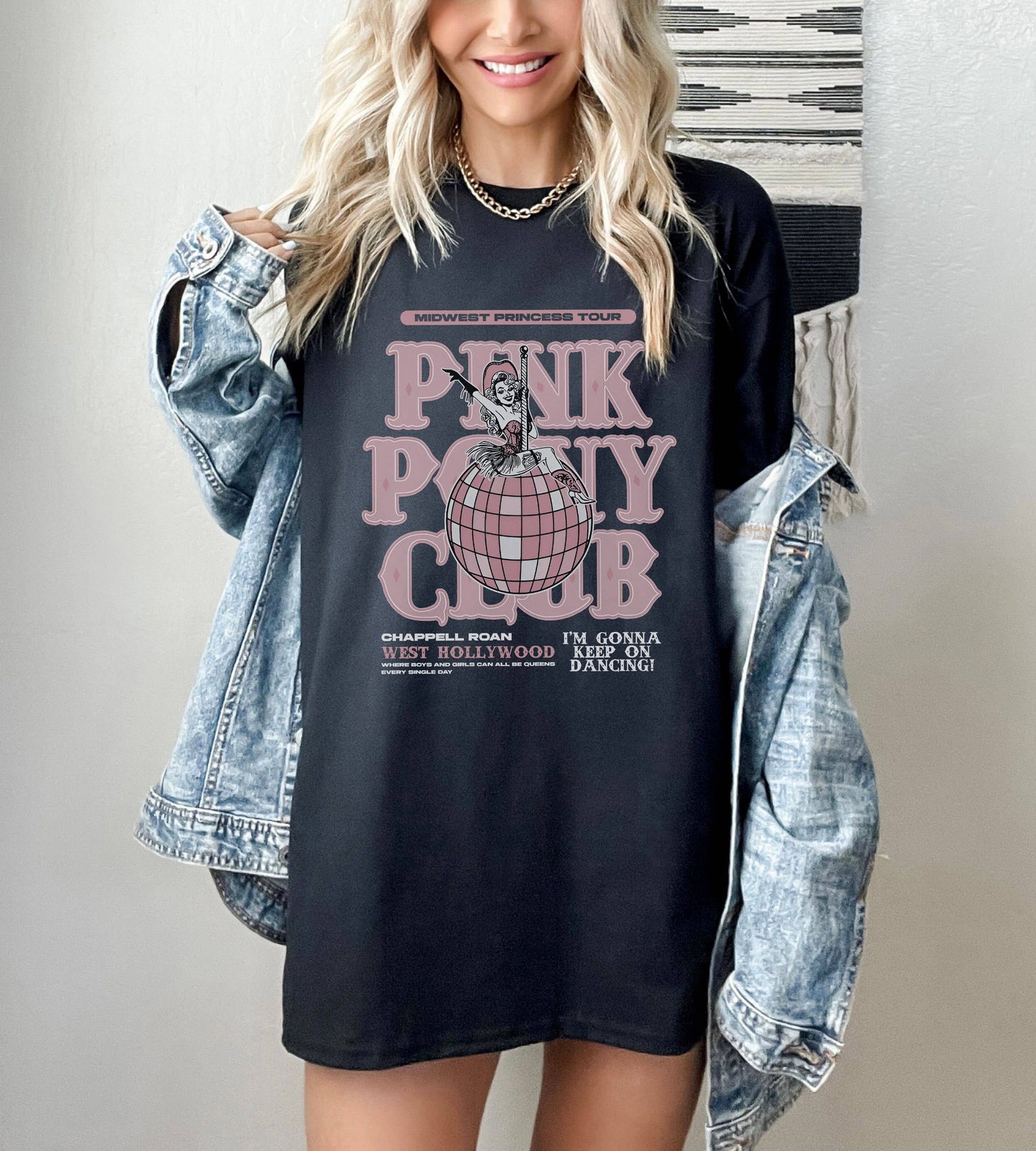 Chappell Roan Pink Pony Club Shirt, Midwest Princess Tour
