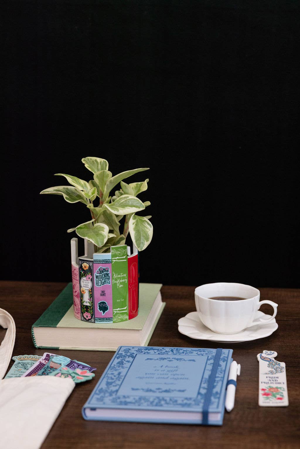 Desk Pot/Planter - Classic Books