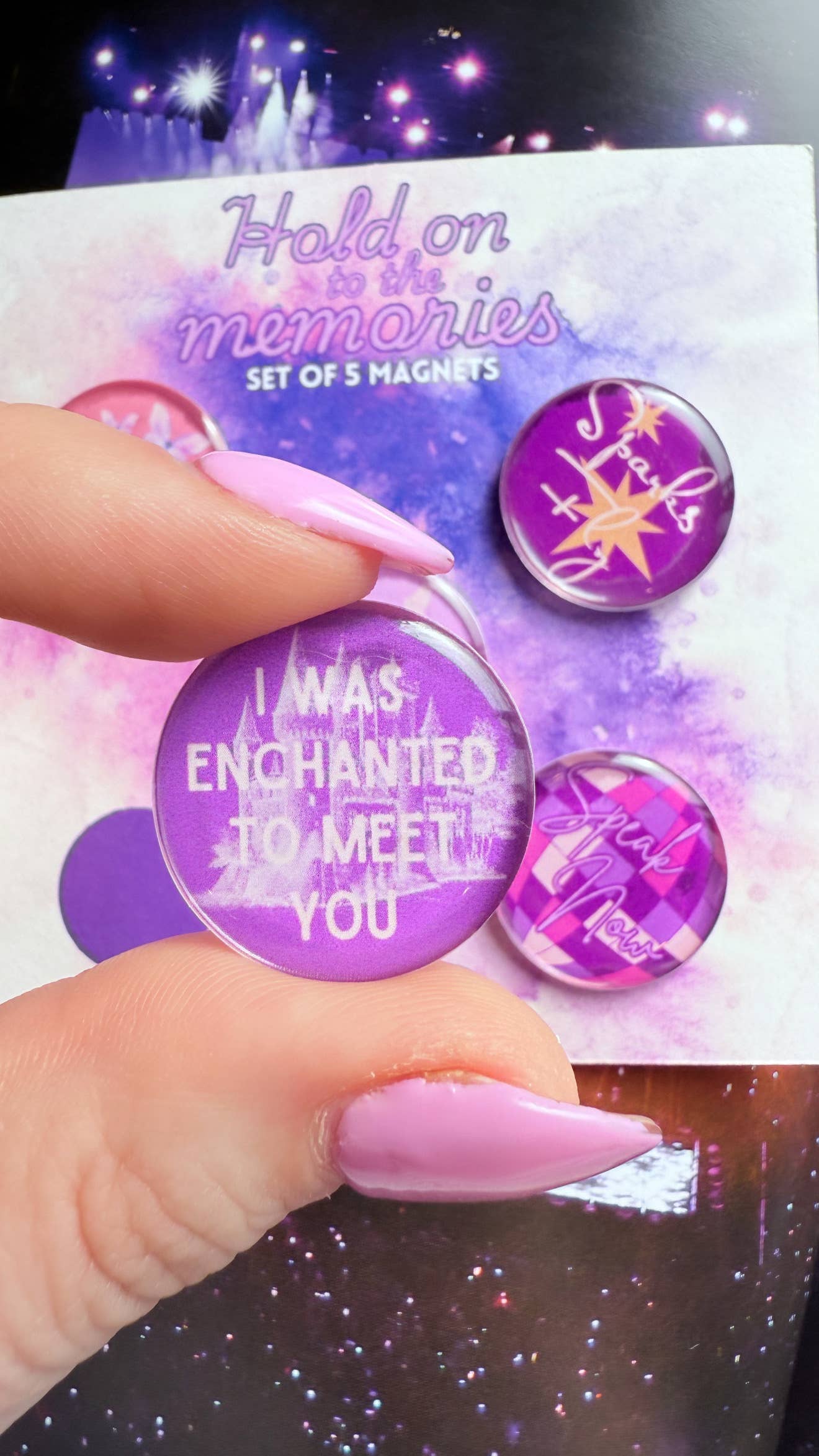 Taylor Swift Speak Now inspired 5 piece Magnet set