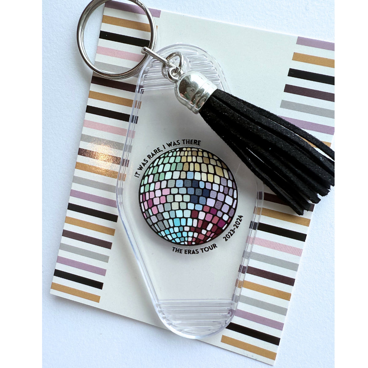 It Was Rare I Was There - Eras Tour Disco 🪩 Ball Acrylic Keyring