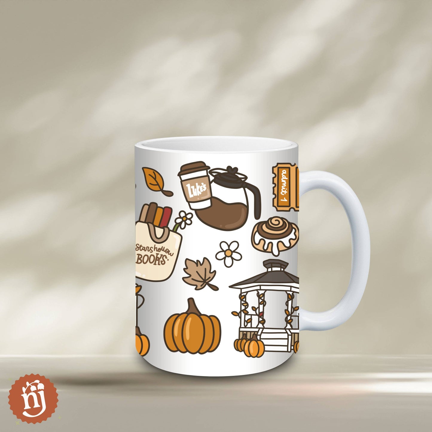 Gilmore Girls Autumn in Stars Hollow Ceramic Mug - 15oz
