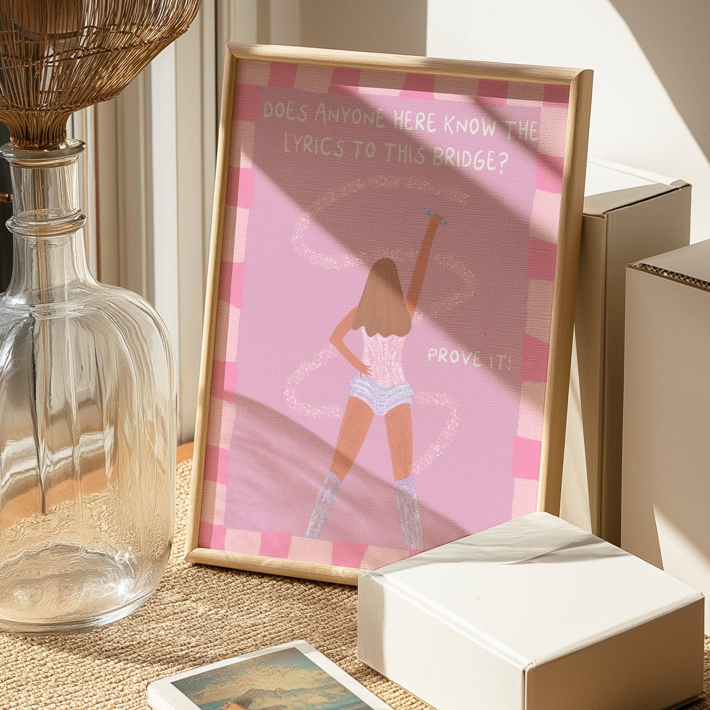 Taylor Swift - Cruel Summer Pink - A3 Print