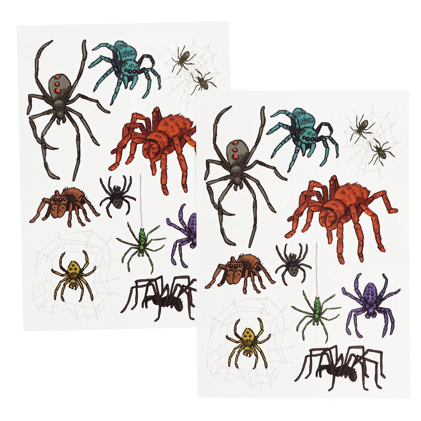Temporary Tattoos - Spiders