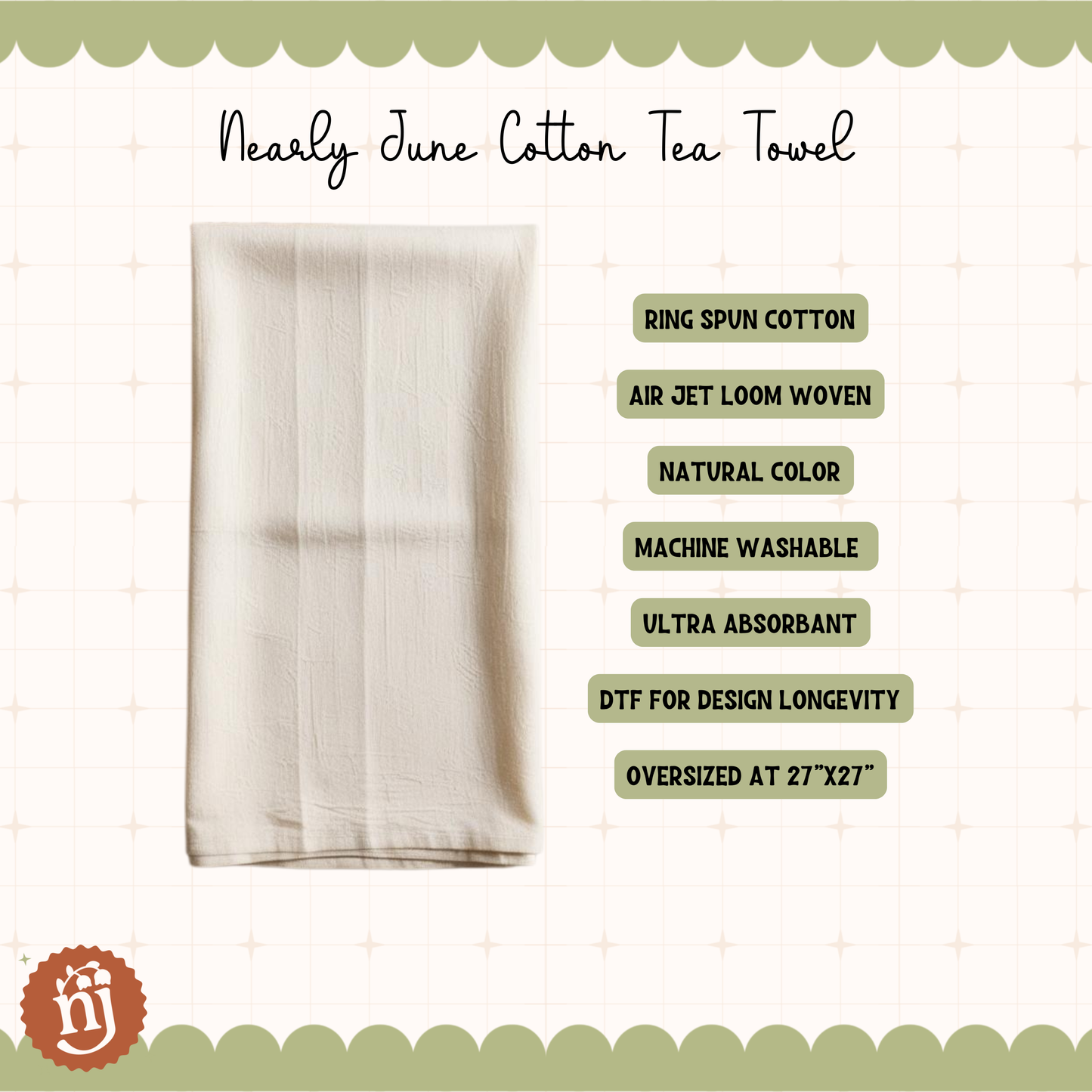 Taylor Swift Inspired "Tis the Damn Season" Tea Towel