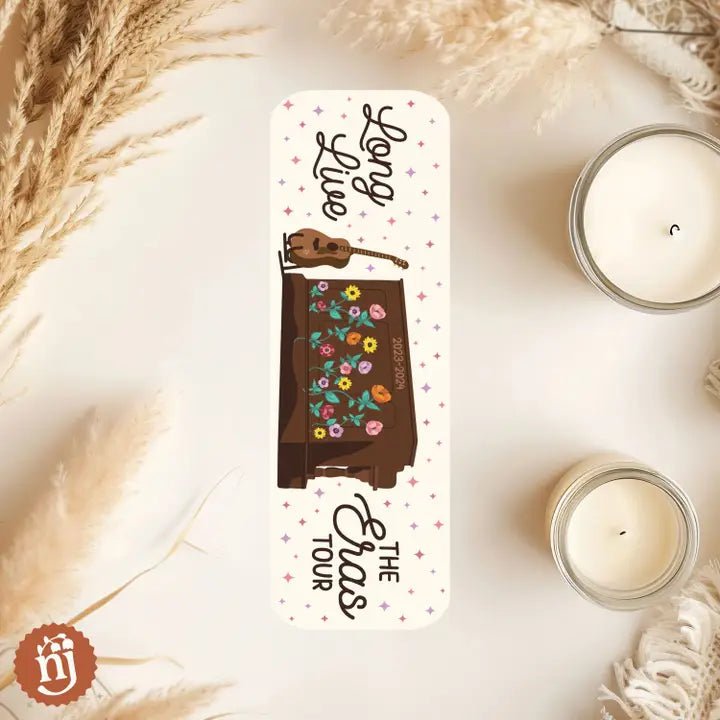 Taylor Swift Inspired "Long Live Eras Tour" Bookmark