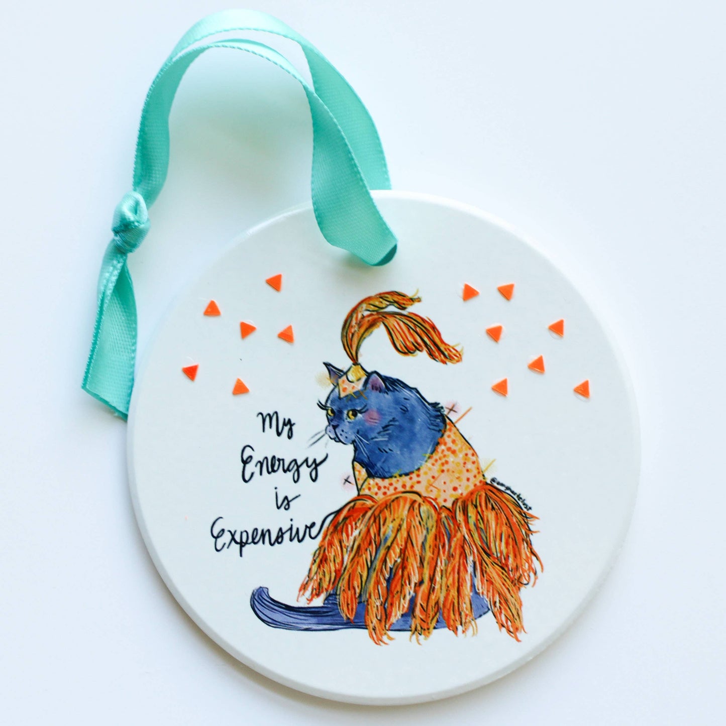 Showgirl Ceramic Ornament