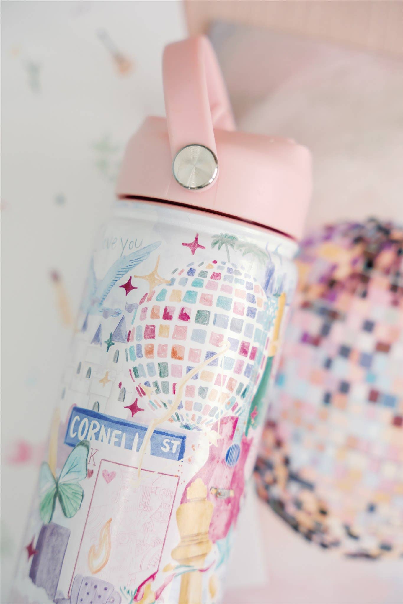 Taylor Swift 18 Ounce Insulated Water Bottle - By Gracefully Made Art