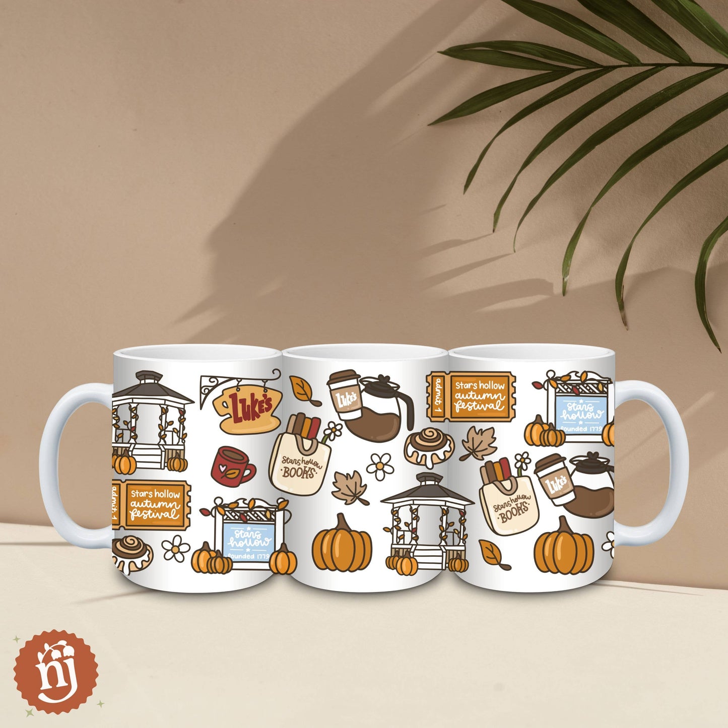 Gilmore Girls Autumn in Stars Hollow Ceramic Mug - 15oz