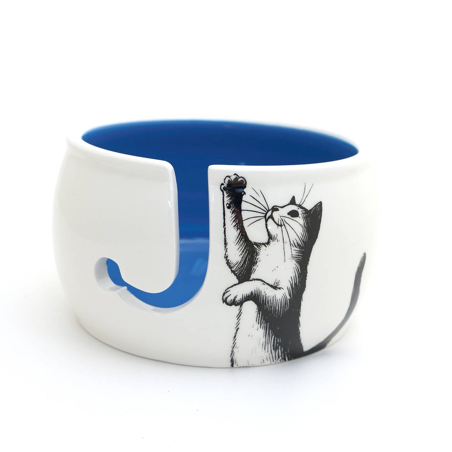 Cat Paw yarn bowl, cat yarn bowl, crochet and knitting gifts
