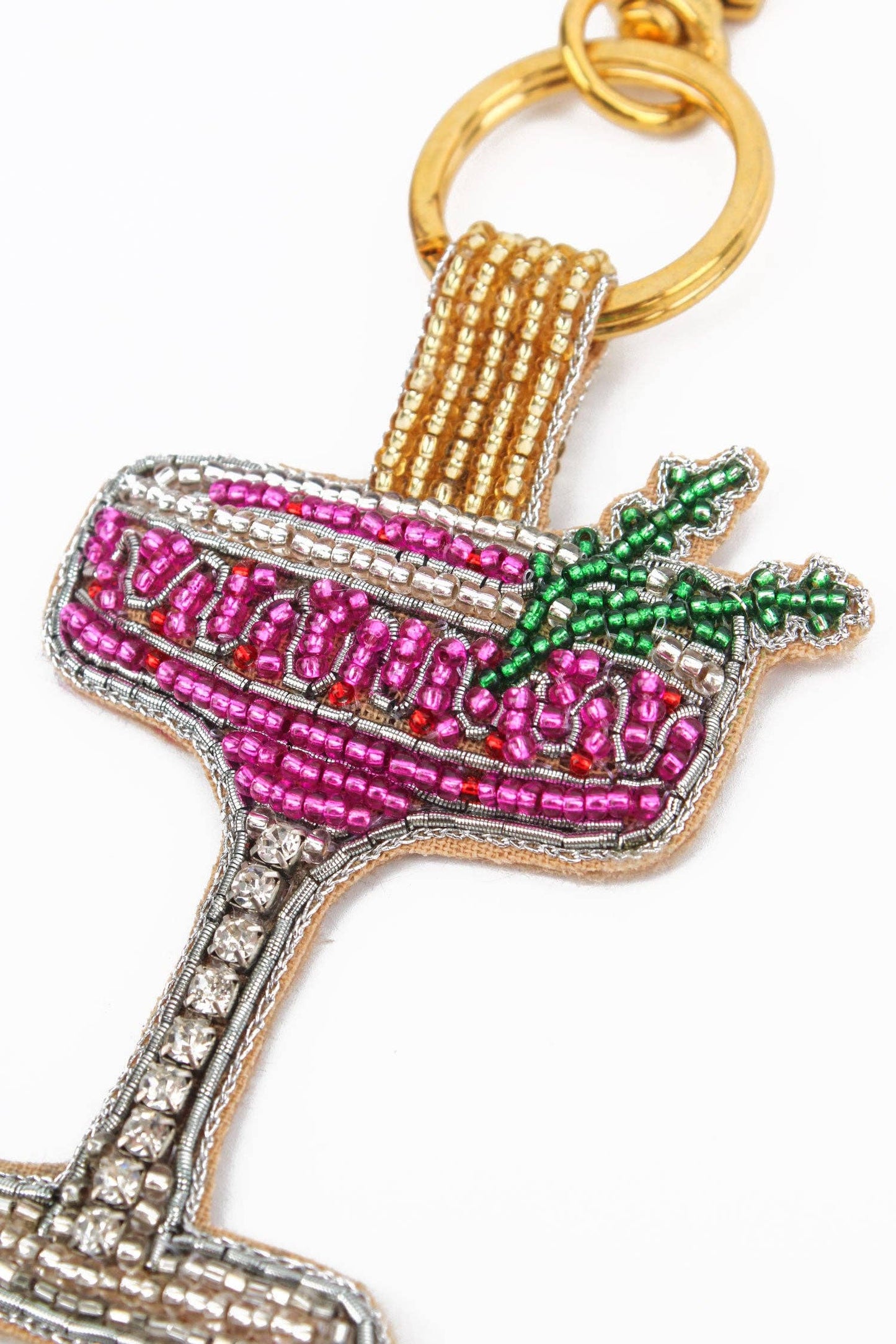 PINK BERRY FIZZ COCKTAIL KEYRING