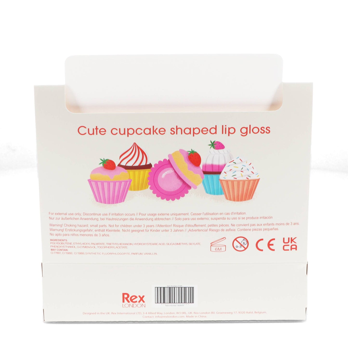Mini berry scented lip gloss - Cupcake