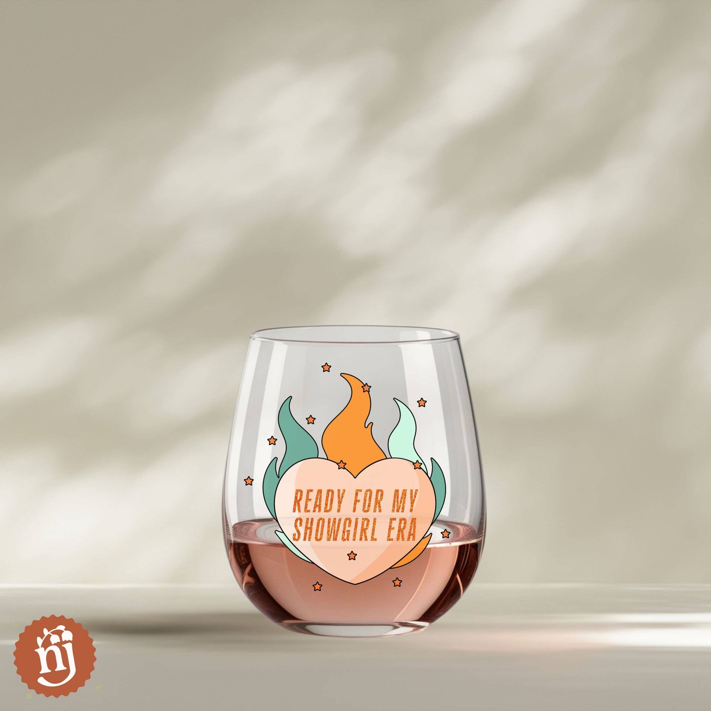 Taylor Swift TS12 Ready for My Showgirl Era Wine Glass - " Choices