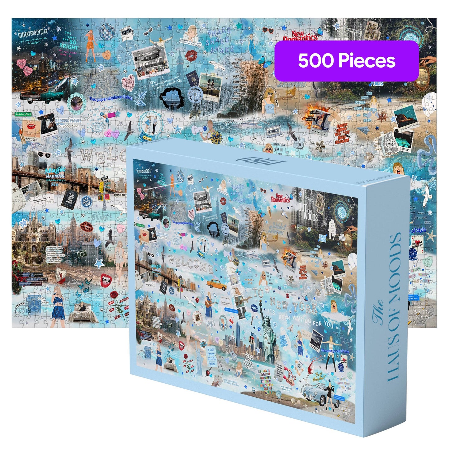 1,000 Piece Taylor Swift 1989 Era Lyrics & Easter Eggs Jigsaw Puzzle©