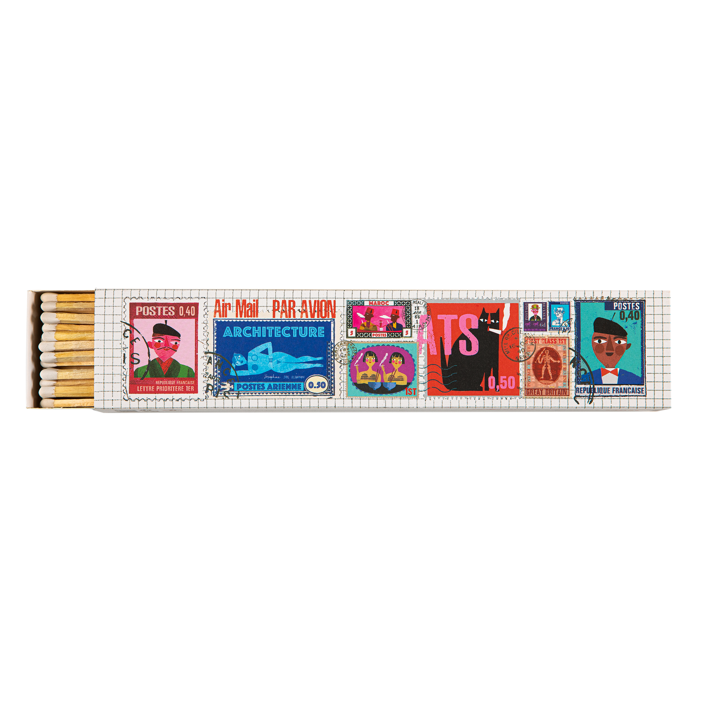 Stamp Collections Long Matches - Long Matchbox