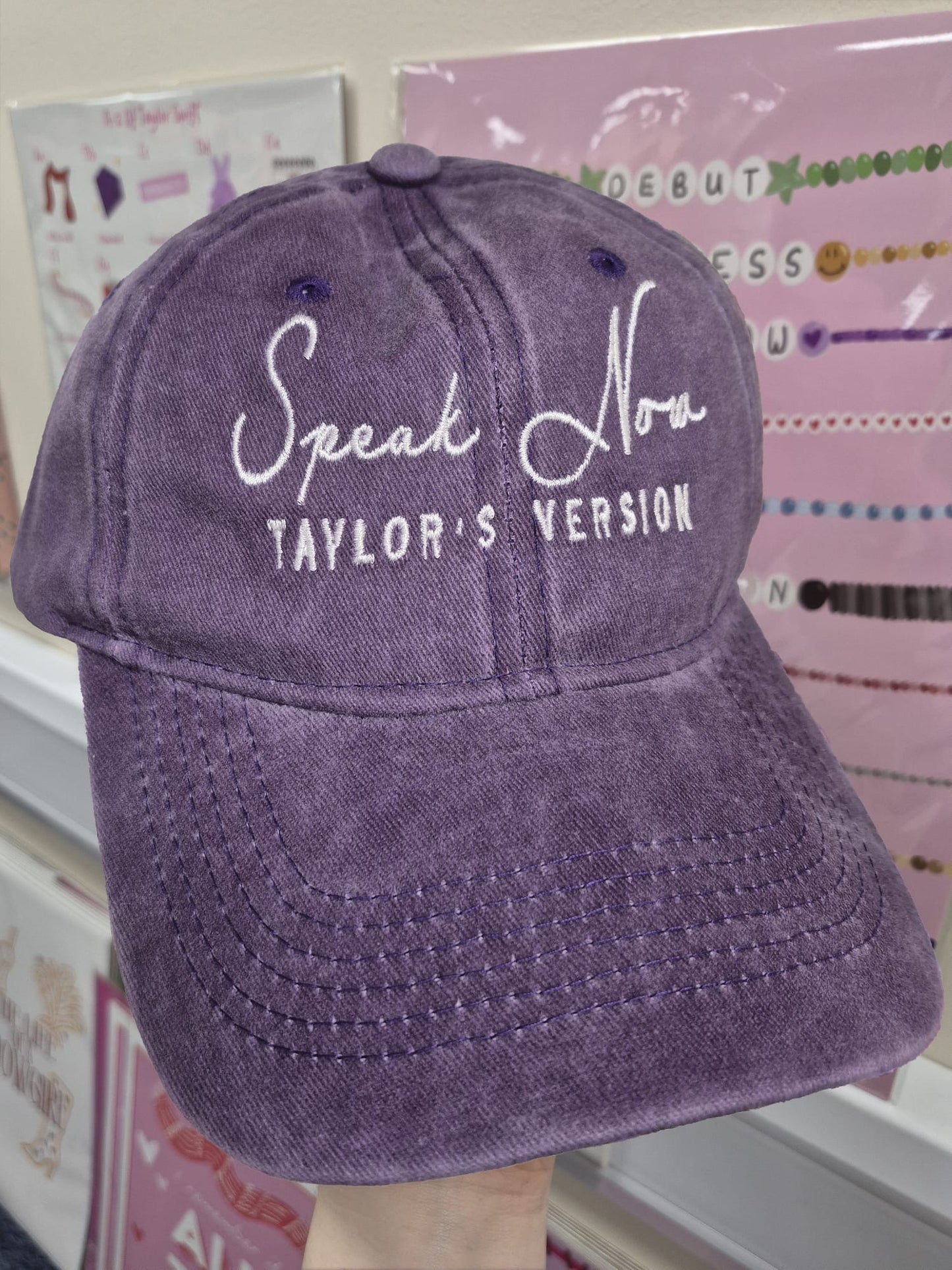 Speak Now Baseball Hat - Purple