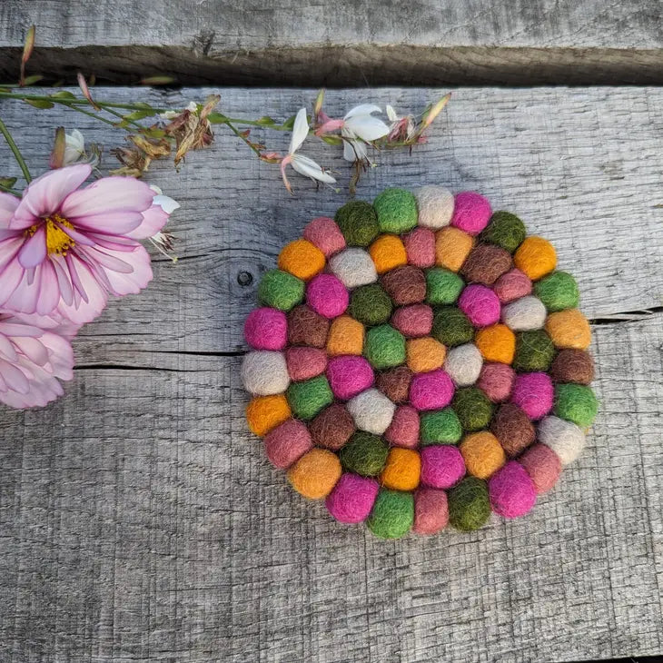 Fun Felt Ball Placemat Easter Colours The Mock Turtle Beaumaris