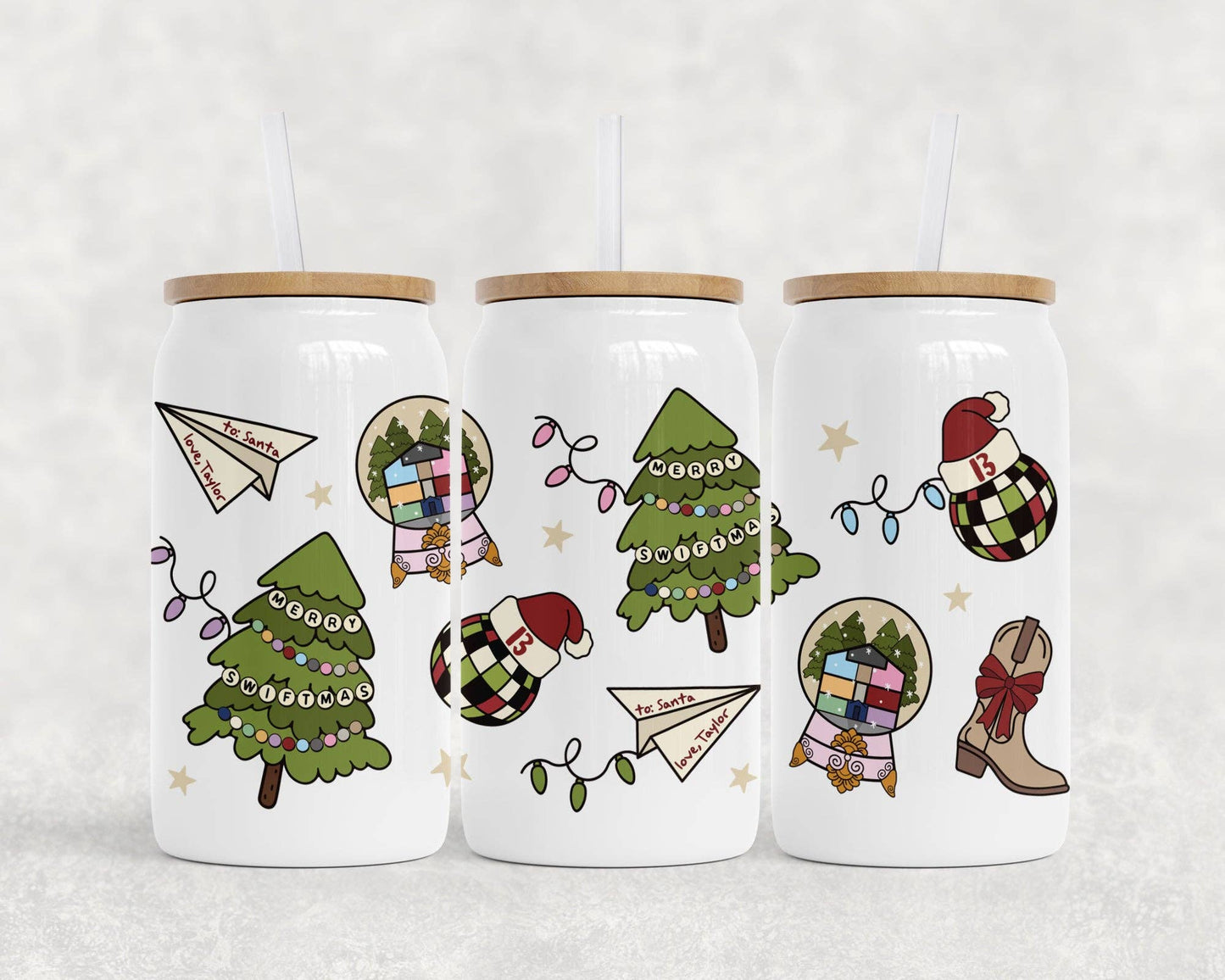 Swiftmas Snow Globes and Trees - Coffee Glass
