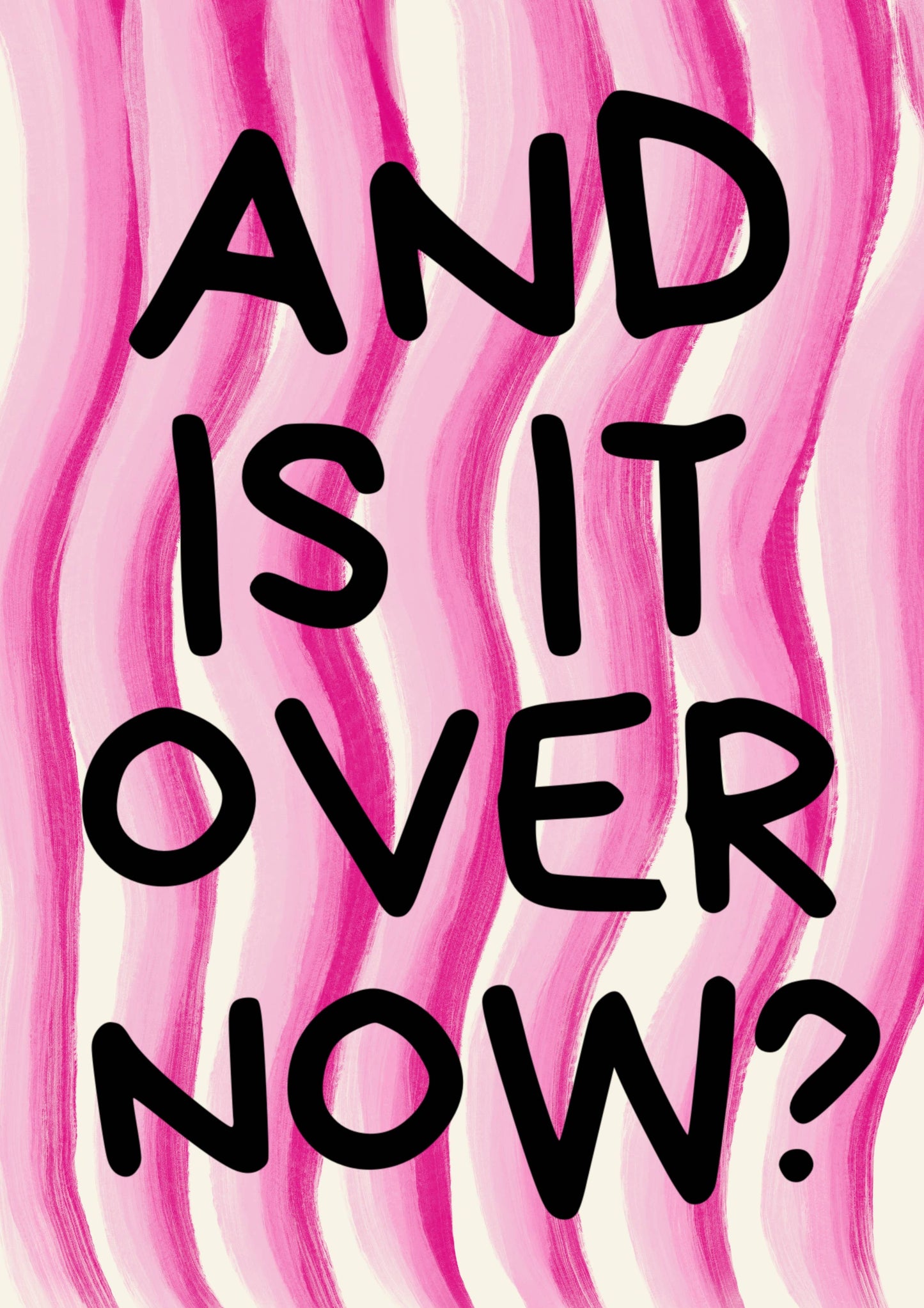 And is it over now? Taylor Swift Inspired A3 print