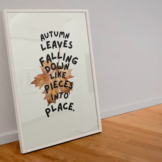 Autumn Leaves Print A3 Print